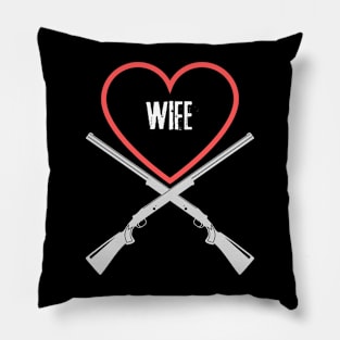 hunting wife Pillow