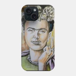 Frida Kahlo giving YOU the finger! Phone Case