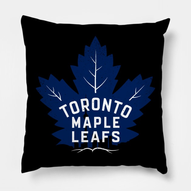 Toronto Maple Leafs - Ice Hockey Pillow by Olievera