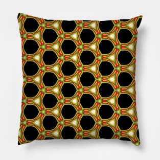 African Patterns with African Colors Pillow