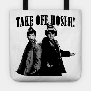 Take Off Hoser! Vintage // Pencil Drawing Tote