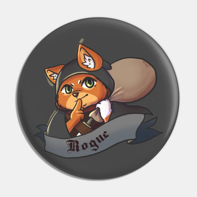 Kitty Classes - Rogue Pin by LucinaDanger