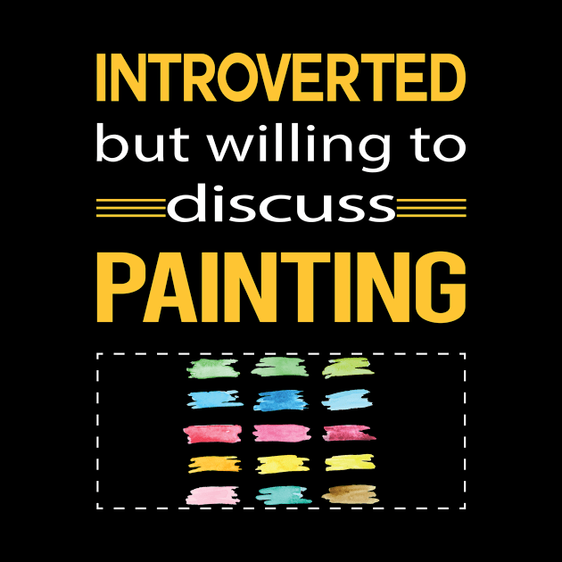 Funny Introverted Painting by symptomovertake