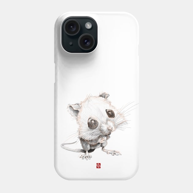 Sketchy Mouse Phone Case by Khasis