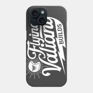 Flying Valiant Builds (Biker Style - White on Asphalt) Phone Case