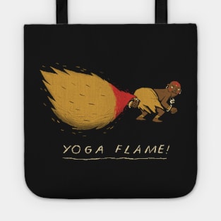 yoga flame Tote