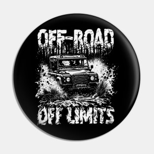 Off Road Off Limits black Pin