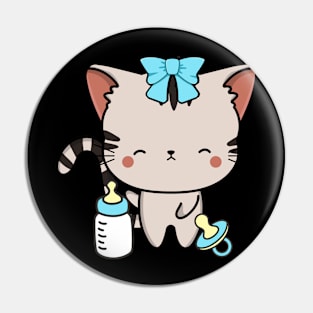 Cute Tabby Cat is a baby Pin