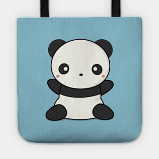 Lovely Cute Kawaii Panda Wants To Hug Tote