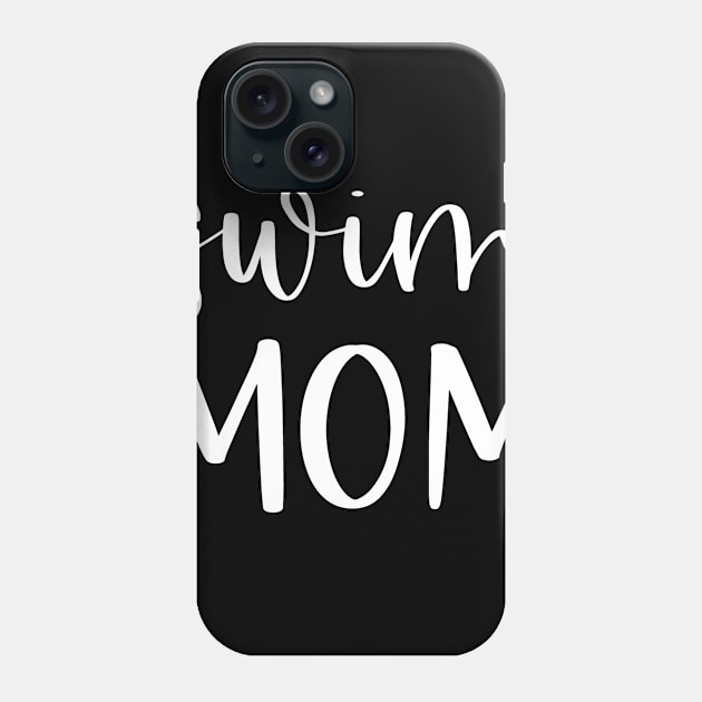 Swim Mom Phone Case by LucyMacDesigns