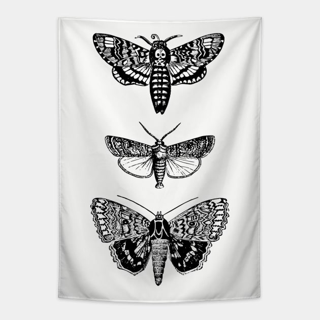 Moths Tapestry by OHH Baby