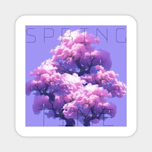 Spring Time Cherry Blossoms Magnet