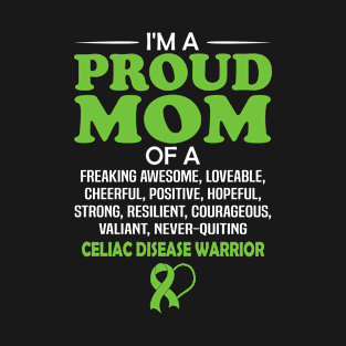 Proud Mom Of A Celiac Disease Awareness Warrior T-Shirt