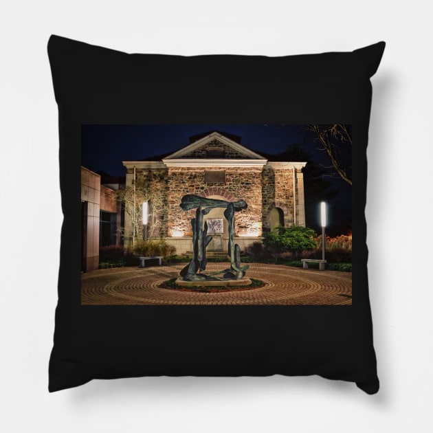 James A Michener Art Museum Pillow by JimDeFazioPhotography