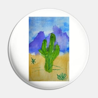 Desert Landscape Pin
