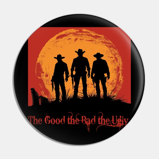 spaghetti western Pin by horrorshirt