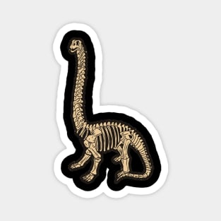 Brontosaurus T-shirt, Braciosaurus Shirt, Large Herbivore Skeleton Tshirt, Vegetarian Dinosaur Bones Tee, Paleontologist, Apatosaurus Magnet