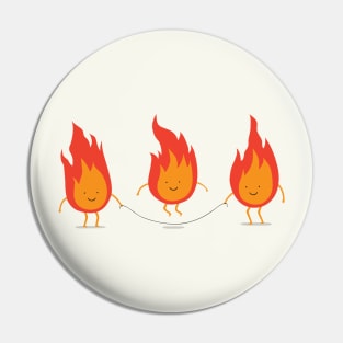 Playing with fire Pin