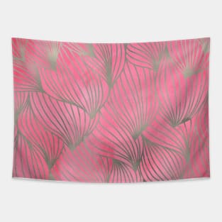 Pretty Pink Petal Print Tapestry