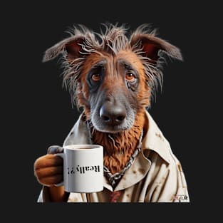 Belgian Malinois Coffee by focusln T-Shirt