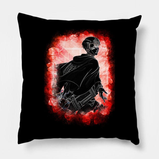 ackerman levi Pillow by Sakent