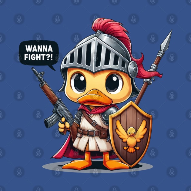 Funny duck, Wanna Fight by Dylante