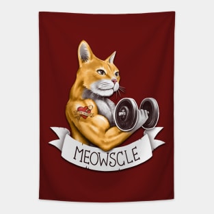 Meowscle Tapestry