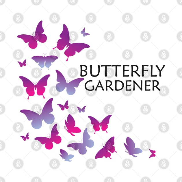 Butterfly Gardener by KC Happy Shop