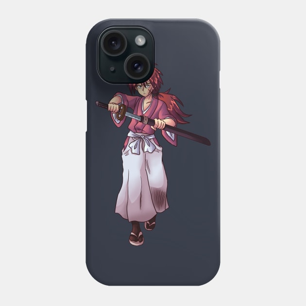 Kenshin from RUROUNI KENSHIN Phone Case by IanDimas