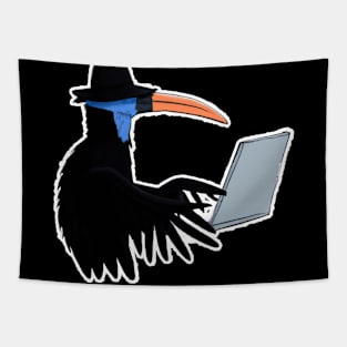 Bird Hacker Tapestry