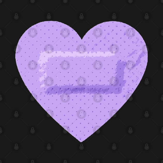Heart Plaster Violet by CharlieCreator