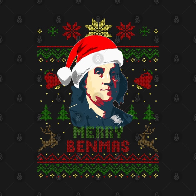 Benjamin Franklin Merry Benmas by Nerd_art