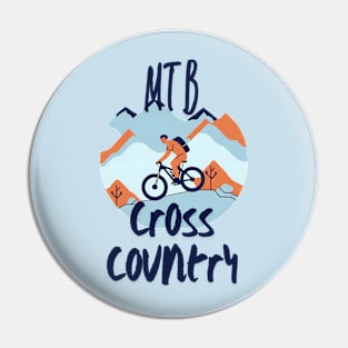 Cross Country Thrills Pin
