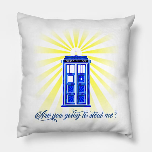 Are you going to steal me? Pillow by jephwho