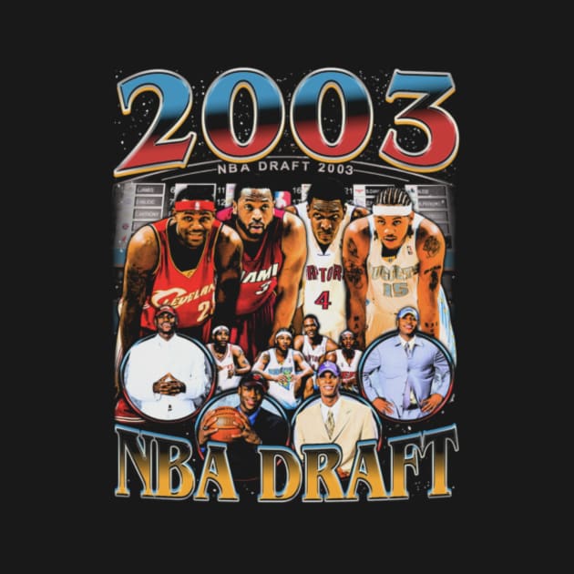 Chris Bosh, LeBron James, Carmelo Anthony & Dwyane Wade 2003 NBA Draft #ST Studios