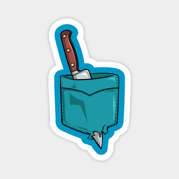 Pocket knife Magnet by Pocket Puss