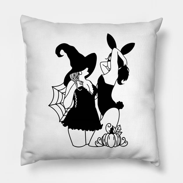 withces Pillow by MZeeDesigns