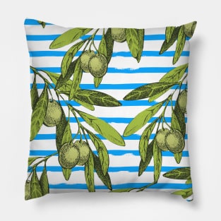 Olives pattern texture Pillow