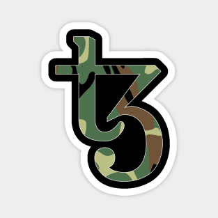 Tezos Green Camo Magnet