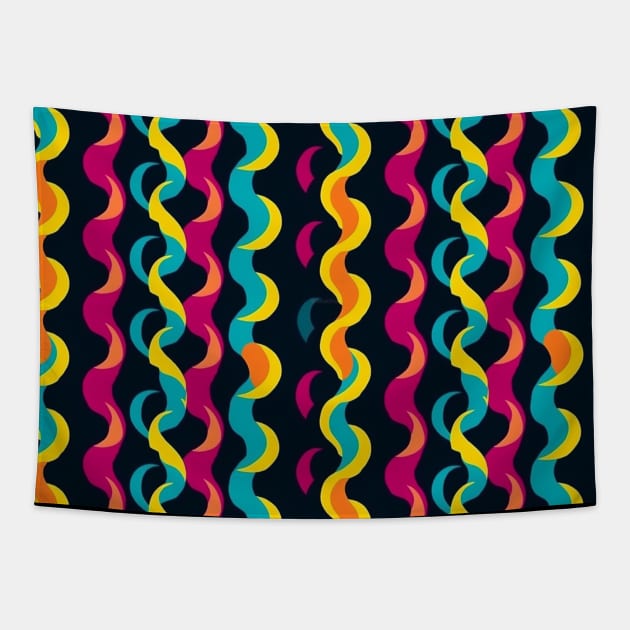 Discrete Pansexual Pride | LGBTQ+ Tapestry by QueerPatterns