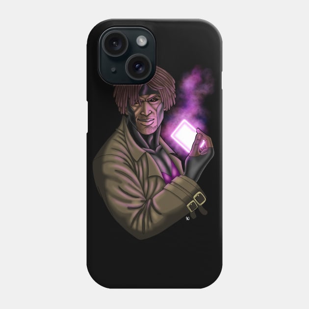 Black Gambit Phone Case by CajunCajoleArt