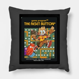 The Reset Button Retro Cartridge #1 Pillow