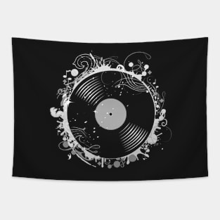 Vinyl record in retro design Tapestry