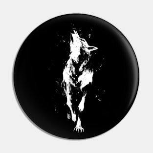 White Wolf Pin