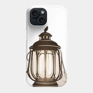 Lantern Beige Shadow Silhouette Anime Style Collection No. 410 Phone Case