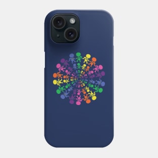 Dancing Aliens Spiral Jam Phone Case