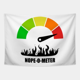 Meter Series - NOPE-O-METER 2 - Nope Icons - Gauge Level 5 - OH HELL NO - 5A Tapestry