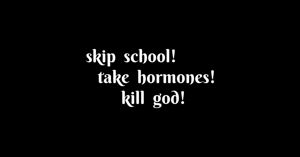 KILL GOD Kill God Sticker TeePublic