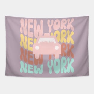 New York Taxi Tapestry