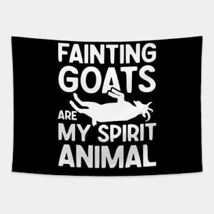 Fainting Goats are My Spirit Animal Tapestry